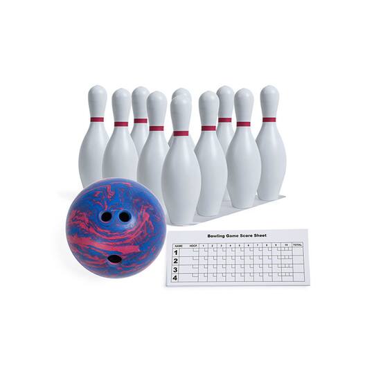 Champion Sports Plastic Bowling Ball Pin Set